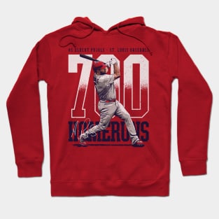 Albert Pujols St.Louis 700 Home Runs Bold Hoodie